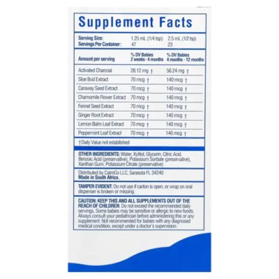 DrKids Baby & Kids Colic Calm, Ages 0+ Years, 2 fl oz (59 ml) image {1}