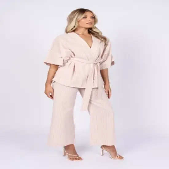 Petal and Pup Womens Henry Wrap Top image {4}