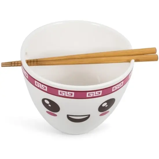 Toynk Miso Hungry Japanese Dinnerware Set | 16-Ounce Ramen Bowl and Chopsticks image {1}