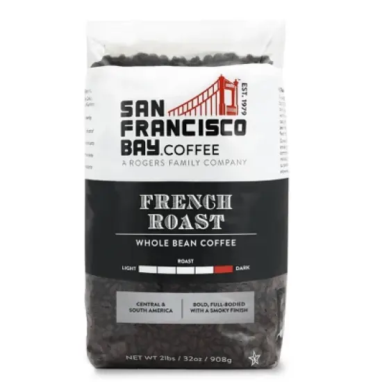 San Francisco Bay Coffee French Dark Roast Whole Bean Coffee - 2lb image {5}