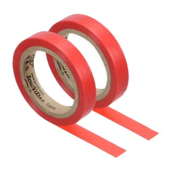 Unique Bargains PVC Thin Sticky Seal Tennis Badminton Racket Accessories Grip Finishing Tapes 26Ft 2 Pcs image {10}