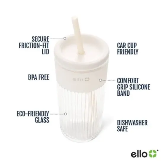 Ello Ava 18oz Straw Tumbler image {2}