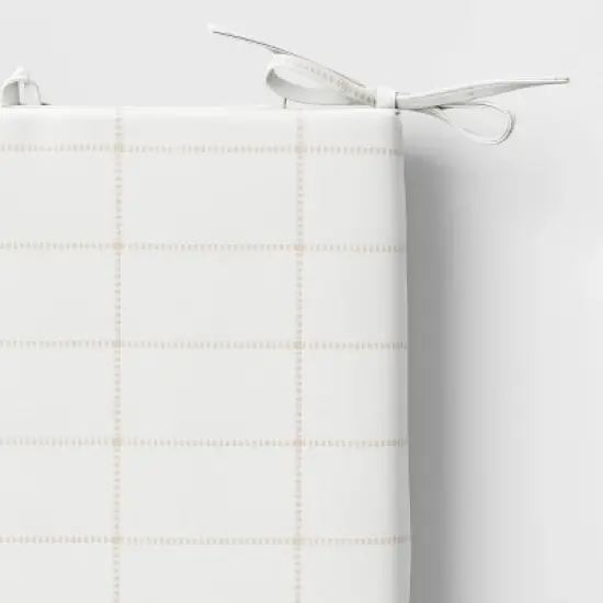 Woven Grid Outdoor Seat Cushion - Threshold&trade; image {3}