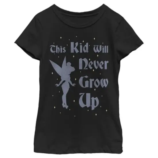 Girl's Peter Pan Never Grow Up T-Shirt image {3}