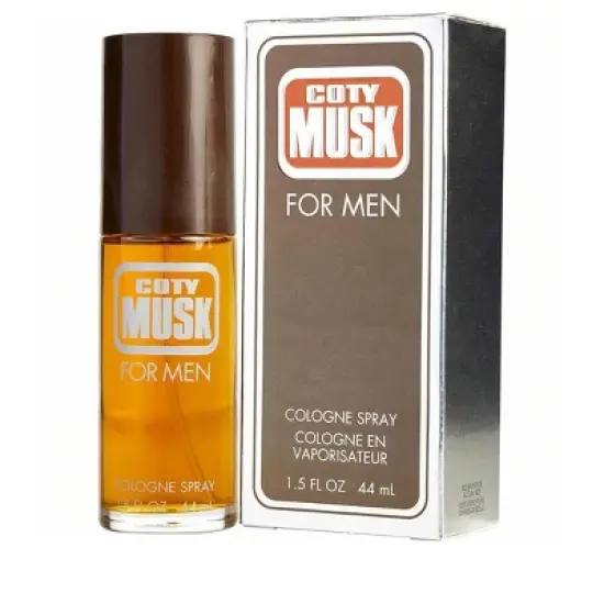 Coty Musk By Coty Men Citruses, Amber, Musk, Woody Notes Cologne Spray 1.5 Oz image {1}