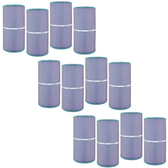 Hurricane 12 Pack HF7469-04P Platinum Purple Pool Filter Cartridge for PCC60, Unicel C-7469, Filbur FC-1975, Clean & Clear 240, SwimClear C2025 image {6}