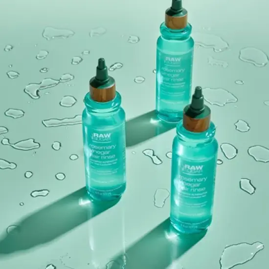 Raw Sugar Rosemary Vinegar Hair Rinse Shampoo Alternative - Rosemary + Mint - 6 fl oz image {5}