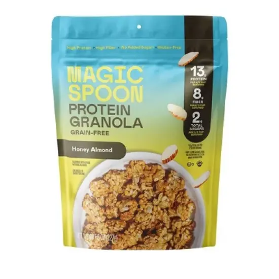 MAGIC SPOON Honey Almond Protein Granola - 8oz image {7}