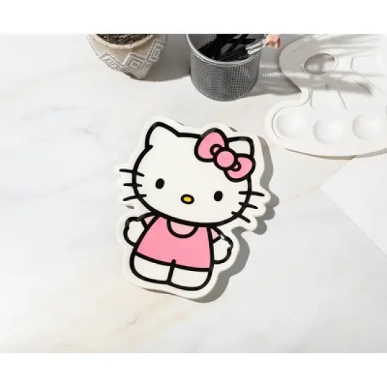 Silver Buffalo Sanrio Hello Kitty Pink Outfit Sculpted Ceramic Trinket Tray Dish image {7}