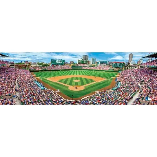 MasterPieces Sports Panoramic Puzzle - MLB Chicago Cubs Center View image {2}