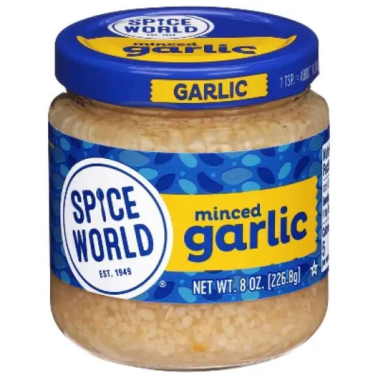 Spice World Minced Garlic - 8oz image {9}