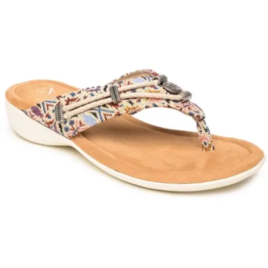 Minnetonka Women's  Silverthorne 360 Thong Sandals image {8}