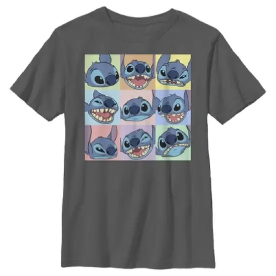 Boy's Lilo & Stitch Facial Expressions of Stitch T-Shirt image {7}