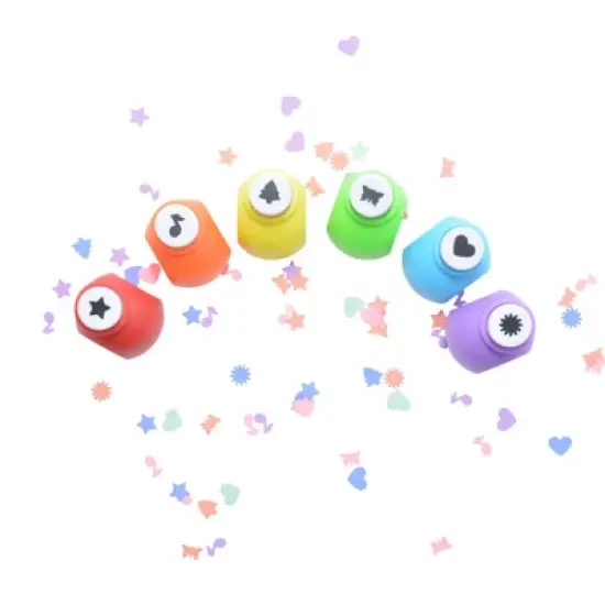 Westcott&reg; Mini Paper Punches, 6 Per Set, 2 Sets image {3}