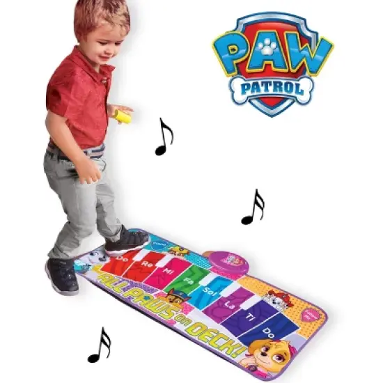 Paw Patrol Interactive Piano Dance Mat with 3 Play Modes image {2}