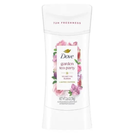Dove Beauty Advanced Care Limited Edition Garden Tea Party Solid Antiperspirant & Deodorant Velvet Fig Bloom - 2.6oz image {8}