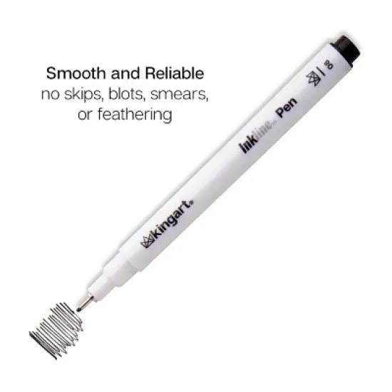 KINGART PRO Inkline Chisel Tip Pens 8 Colors image {9}