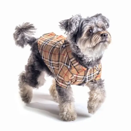 The Worthy Dog Flannel Plaid Button Up Look Pet Shirt image {1}