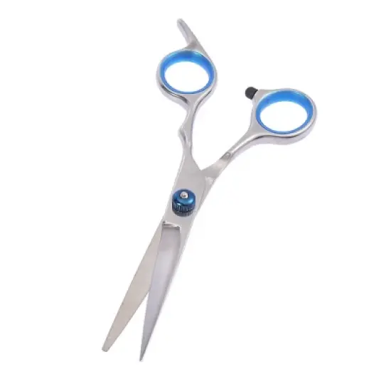 Unique Bargains Upgrade Straight Scissors for Long Short Thick Hard Soft Hair 6.69" 1 Pc image {2}