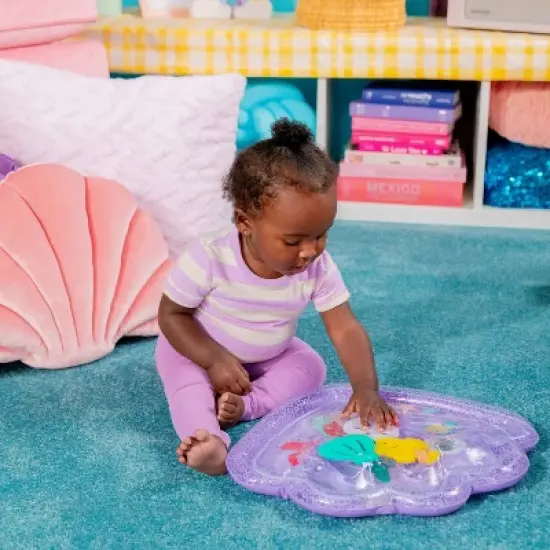 Bright Starts The Little Mermaid Sea Treasure Tummy Time Water Playmat image {11}