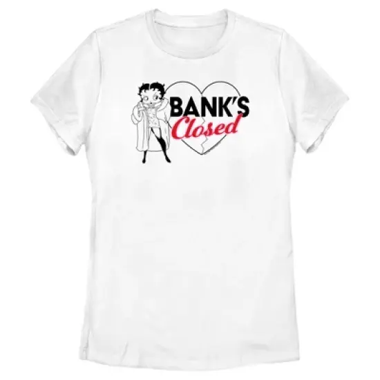 Women's Betty Boop Bank's Closed T-Shirt image {3}