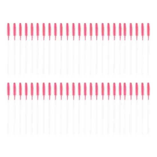 Unique Bargains Convenient Silicone Eyelash Brush 50 Pcs image {25}
