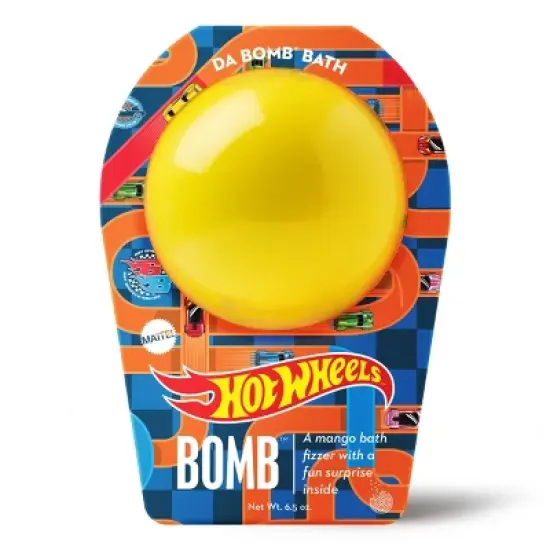 Da Bomb Bath Fizzers Hot Wheels Yellow Bath Bomb - 6.5oz image {7}