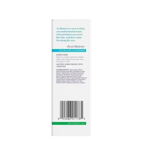 SkinSei Clear History Micellar Water Face Cleanser - Fresh - 4 fl oz image {2}