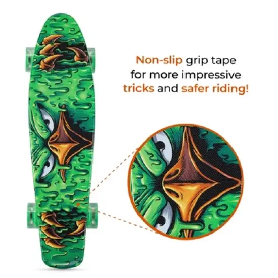 Tony Hawk 22" Cruiser Skateboard for Beginner and Professional Skaters image {1}