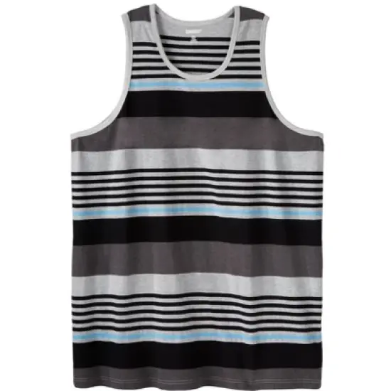 KingSize Men's Big & Tall Shrink-Less&trade; Lightweight Longer-Length Tank image {3}