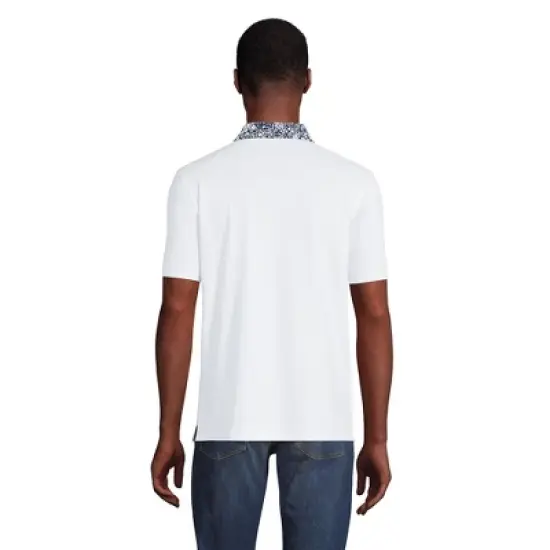 Lands' End Lands' End Men's Super-T Short Sleeve Polo Shirt image {1}