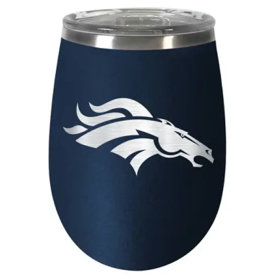 NFL Denver Broncos 10oz Team-Colored Wine Tumbler image {3}