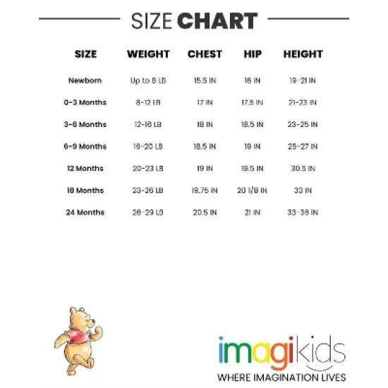 Disney Winnie the Pooh Romper Newborn to Infant image {6}