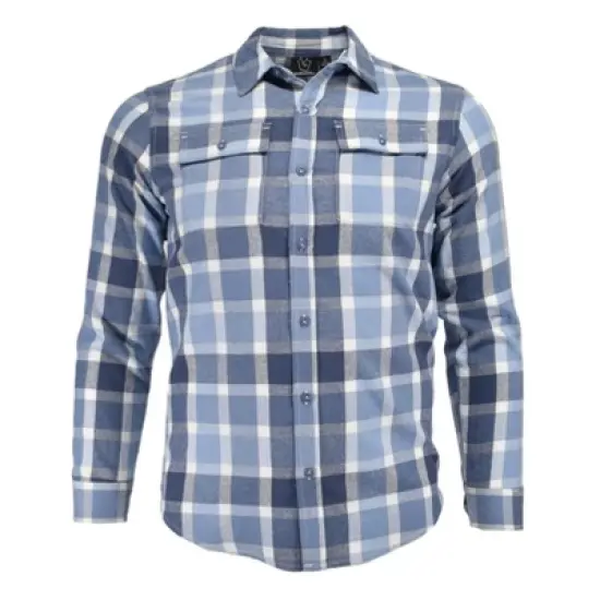 Burnside Men's Plaid Yarn Dyed Modern Fit Flannel Shirt image {3}