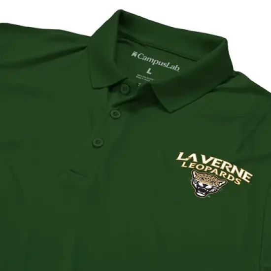 Men's University of La Verne Adult Polo Left Chest Logo image {3}