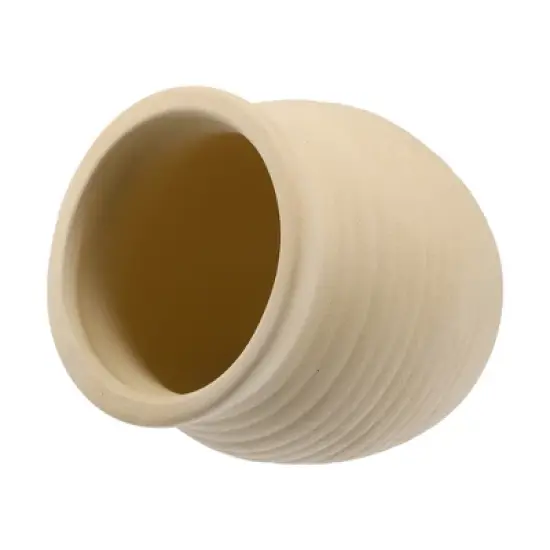 Unique Bargains Ceramic Aquarium Hideaway Rock Cave Fish Tank Decoration Beige Yellow 3.09"x3.07" image {7}