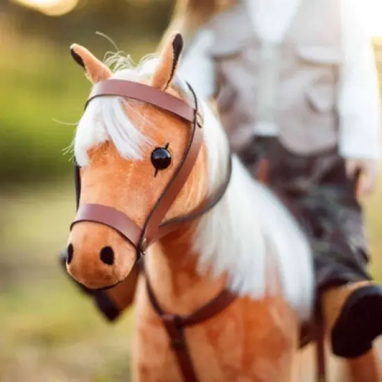 The Queen's Treasures 18 In Doll Chestnut Pony, Saddle, Reigns, and Blanket image {2}