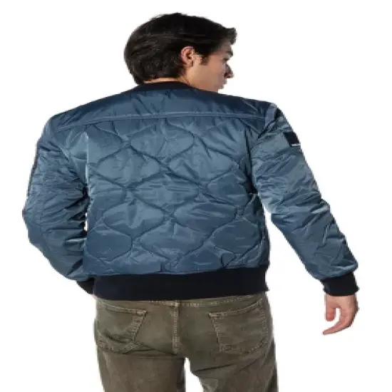 Members Only Men's Oval Quilt Bomber Jacket image {4}