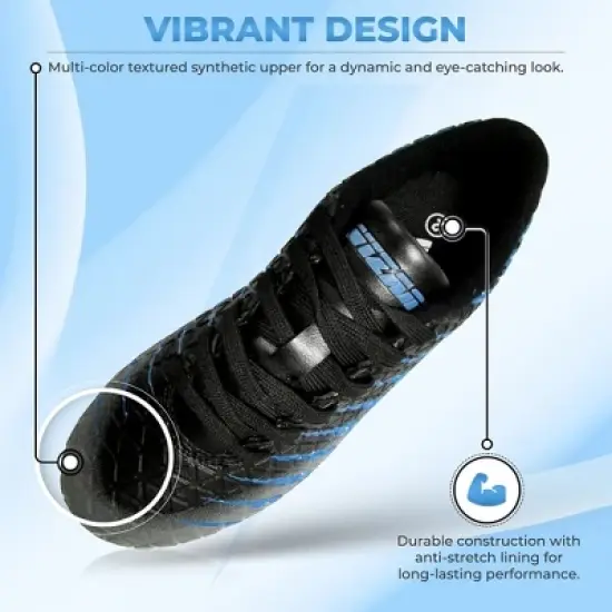 Vizari Kids Bolt Firm Ground Outdoor Soccer Cleats | Athletic Football Shoes For Boys And Girls | Professional Futsal Football Training Soccer Shoes (Toddler/Little Kid/Big Kid) image {3}