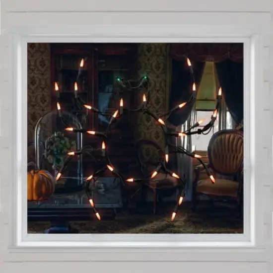 Northlight Lighted Spider Halloween Window Decoration - 15" image {2}