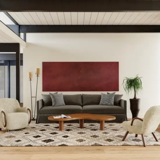 Arvin Olano x RugsUSA - Coco Trellis Wool Area Rug image {1}