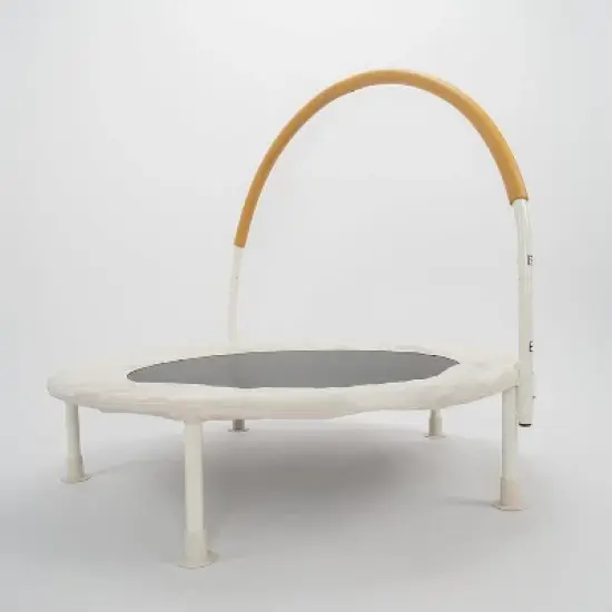 HomeStock 36 inch Indoor and Outdoor Toddler Trampoline with bungie cords, Powder Coated Rust Resistant, Perfect for Young Children image {1}