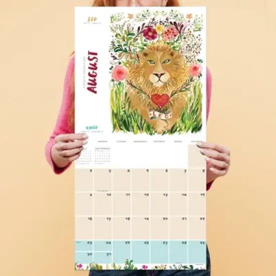 TF Publishing 13.5"x14.5" 2026 Zodiac Wall Calendar image {3}