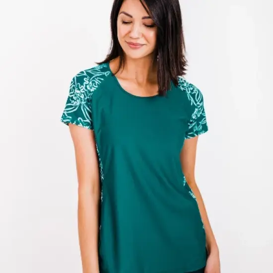 Calypsa - Women's Loose Fit Adele Swim Top image {9}