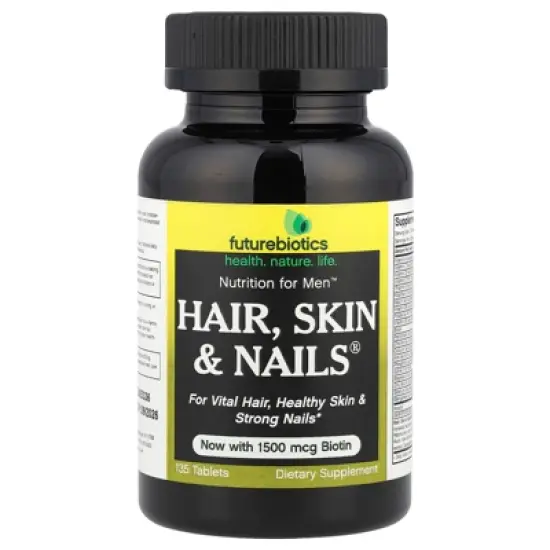 Futurebiotics Nutrition For Men&trade;, Hair, Skin & Nails&reg;, 135 Tablets image {4}
