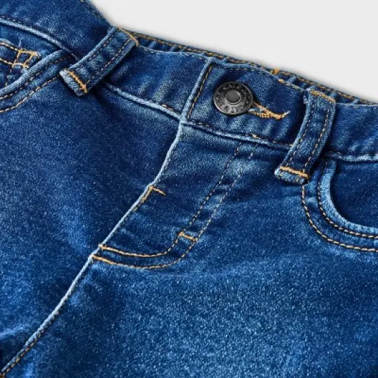 Baby Boys' Flannel Denim Top & Bottom Set - Cat & Jack&trade; Brown image {3}