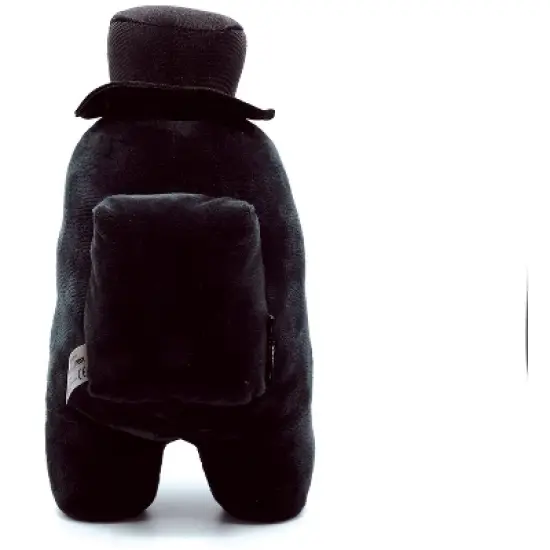 Among Us 12 Inch Plush | Black Crewmate with Top Hat and Mask image {2}