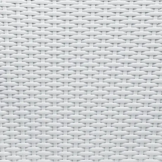 Palm Harbor 4pk Outdoor Wicker Stackable Chairs - White - Crosley image {3}