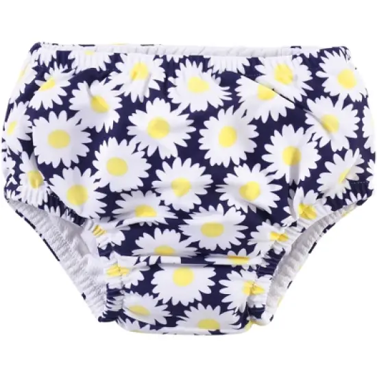 Hudson Baby Infant and Toddler Girl Swim Diapers, Daisy image {2}
