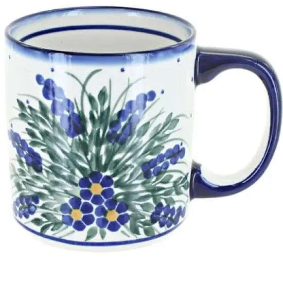 Blue Rose Polish Pottery WR Unikat Mug image {5}